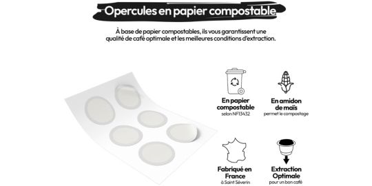 Capsule réutilisable CAPS ME Maxi pack 300 opercules + 30 offertes