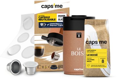Capsule réutilisable CAPS ME Coffret Compatible Nespresso Slide