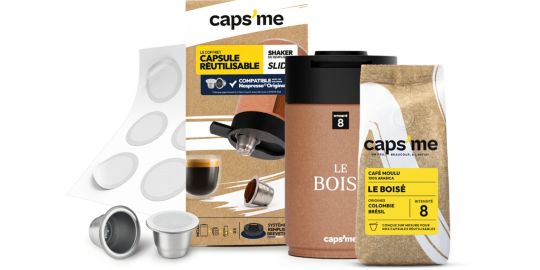 Capsule réutilisable CAPS ME Coffret Compatible Nespresso Slide