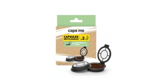 Capsule réutilisable CAPS ME compatibles Senseo x2