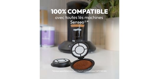 Capsule réutilisable CAPS ME compatibles Senseo x2