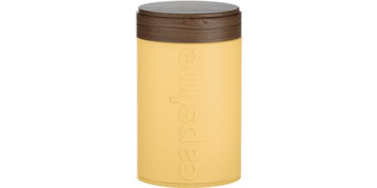 Boite à café CAPS ME à café jaune contenance 250g