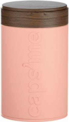 Boite à café CAPS ME à café rose contenance 250g
