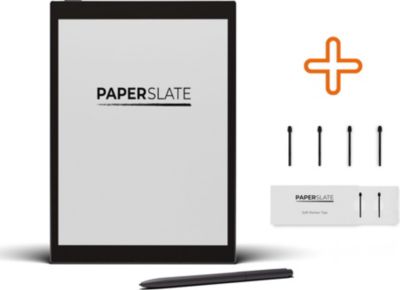 Bloc-notes numérique PAPERSLATE Pro 64 Go Rétroéclairé + 4 Mines souples