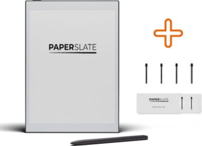 Bloc-notes numérique PAPERSLATE 32 Go Blanc + 4 Mines souples