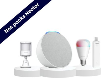 Alarme maison NECTOR Pack simulation de présence avec Echo