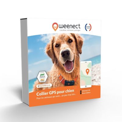 Collier WEENECT XS – collier GPS chien black