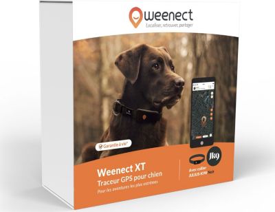 Collier WEENECT XT  collier GPS chien noir