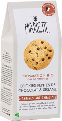 Préparation pour cookies Marlette Bio pour Cookies pepites chocolat e