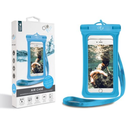 Pochette étanche téléphone portable piscine bleu - grossiste d'accessoires  GSM Hurtel