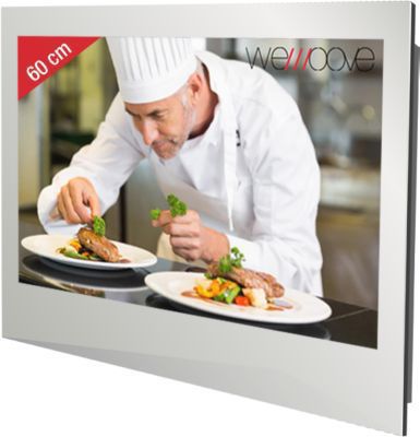 TV LED WEMOOVE TV cuisine 23,8'' étanche avec ferrures