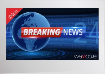 TV LED WEMOOVE miroir 43" étanche avec encastrement