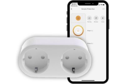 Prise connectée KONYKS Priska Duo easy Wi-Fi + BT