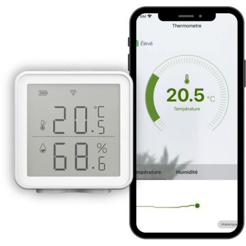 Thermomètre hygromètre connecté wifi au meilleur prix