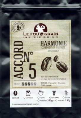 Café en grain LE FOU DU GRAIN HARMONIE