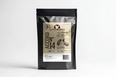 Café en grain LE FOU DU GRAIN Ethiopie grain 250g