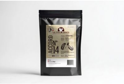 Café en grain LE FOU DU GRAIN 250G Ethiopie - Intensité 2