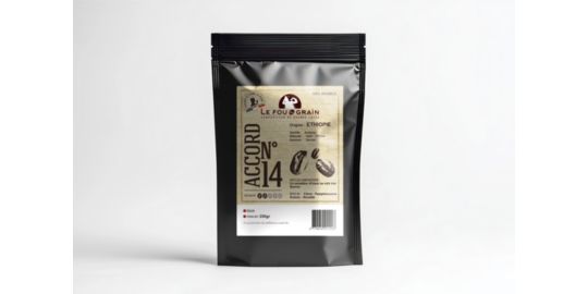 Café en grain LE FOU DU GRAIN 250G Ethiopie - Intensité 2