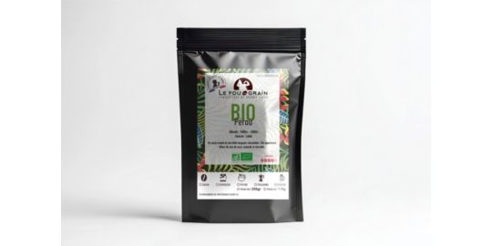 Café en grain LE FOU DU GRAIN BIO PEROU
