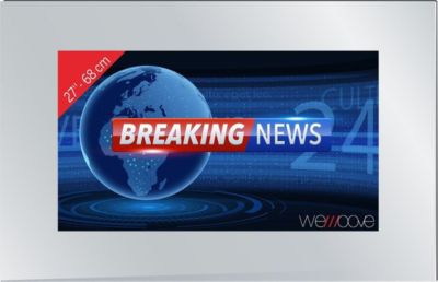 TV LED WEMOOVE miroir 27'' étanche avec encastrement