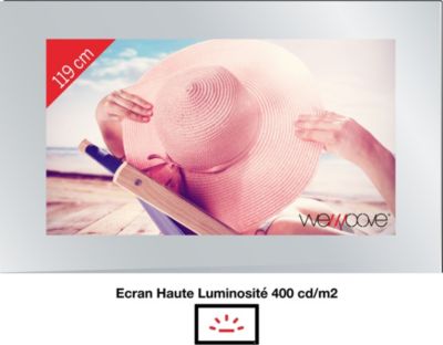 TV LED WEMOOVE miroir 47'' étanche avec encastrement TV LED WEMOOVE miroir 47'' étanche avec encastrement