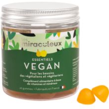 Complément alimentaire LES MIRACULEUX Gummies Vegan Vegetarien Vegetalien