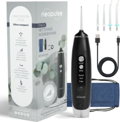 Hydropulseur NEOPULSE Jet dentaire MY FIRST - Noir