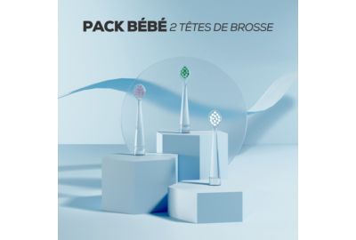 Brossette dentaire NEOPULSE x2 blanc NEOBABY