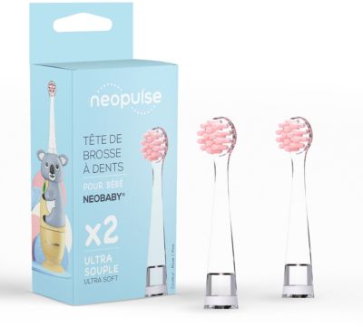 Brossette dentaire NEOPULSE x2 NEOBABY rose