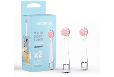 Brossette dentaire NEOPULSE x2 NEOBABY rose