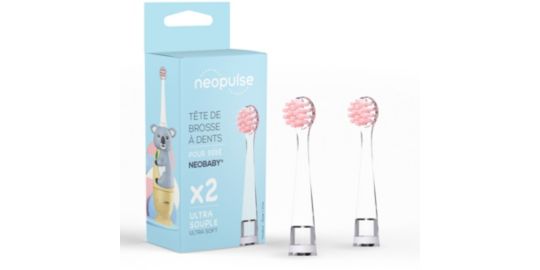 Brossette dentaire NEOPULSE x2 NEOBABY rose