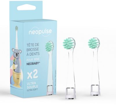 Brossette dentaire NEOPULSE x2 NEOBABY Vert