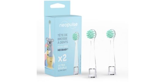 Brossette dentaire NEOPULSE x2 NEOBABY Vert