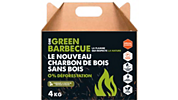 Charbon de bois GREENBBQ écologique noyaux d'olives 4kg