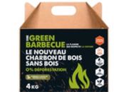 Charbon de bois GREENBBQ Charbon ecologique coques noisettes 4kg