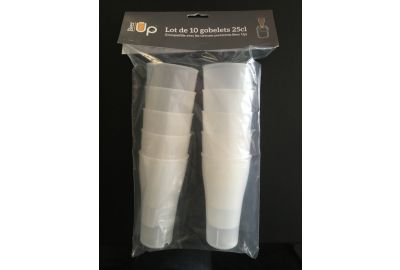 Capsule BEER UP Pack de 10 verres