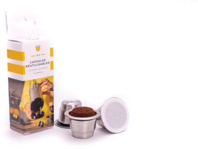 Capsule réutilisable CAPS ME 3 capsules réutilisables à l'infini