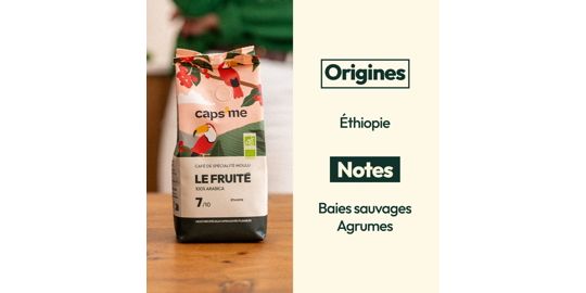 Café moulu CAPS ME de spécialité Le Fruité 200g