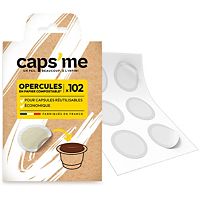 Capsule réutilisable CAPS ME 102 opercules compostables