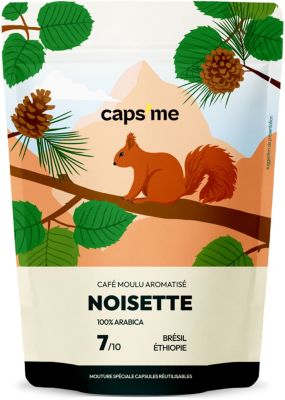 Café moulu CAPS ME aromatisé Noisette 200g