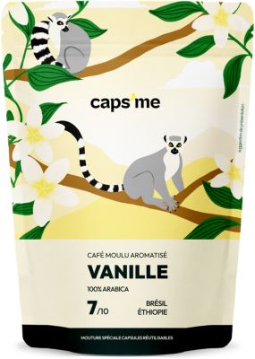 Café moulu CAPS ME aromatisé Vanille 200g
