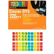 Sticker clavier R2DTOOLDYS Dyslexique iPad