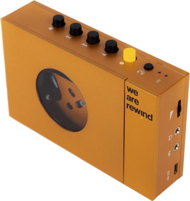 Lecteur cassette WE ARE REWIND Orange