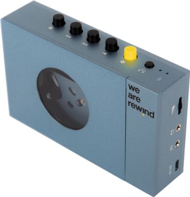 Lecteur cassette WE ARE REWIND Bleu