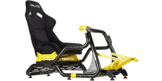 Siège de simulation OPLITE Cockpit GTR S8 ELITE FORCE Jaune