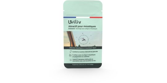 Appareil anti moustique WILIV attractif odorant