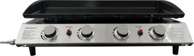 Plancha gaz HAPPY GARDEN Plancha au gaz VALENCIA - 4 brûleurs 10k