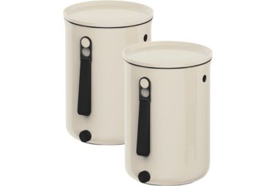 Composteur de cuisine BOKASHI Organico 2 set de 2 bacs 9.6L blanc
