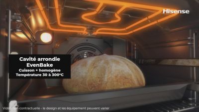 Voir la vidéo pour Four encastrable HISENSE BI64213SEPBG
