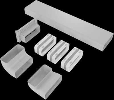 Kit cheminée évacuation HISENSE extraction/recyclage HIH HD4007
